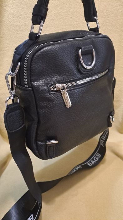 Сумочка -рюкзак (крос-боді)шкіряний