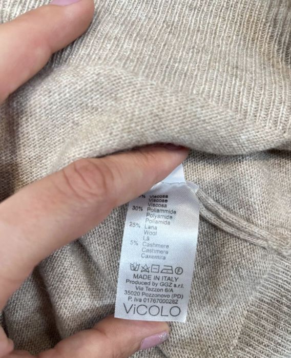 Кофтинка кофта чорна Італія Vicolo