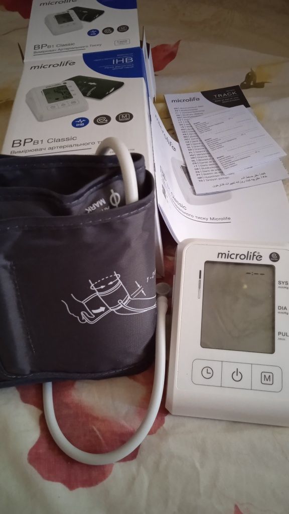 Автоматический тонометр Microlife BP B1 Classic