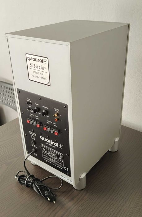 QUADRAL SUB 46 Subwoofer Aktywny Bass Reflex 100W ZADBANY