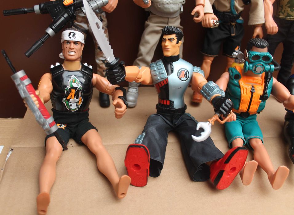 bonecos/figuras action man