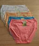 7×Damskie majtki figi z wysokim stanem 3/4XL