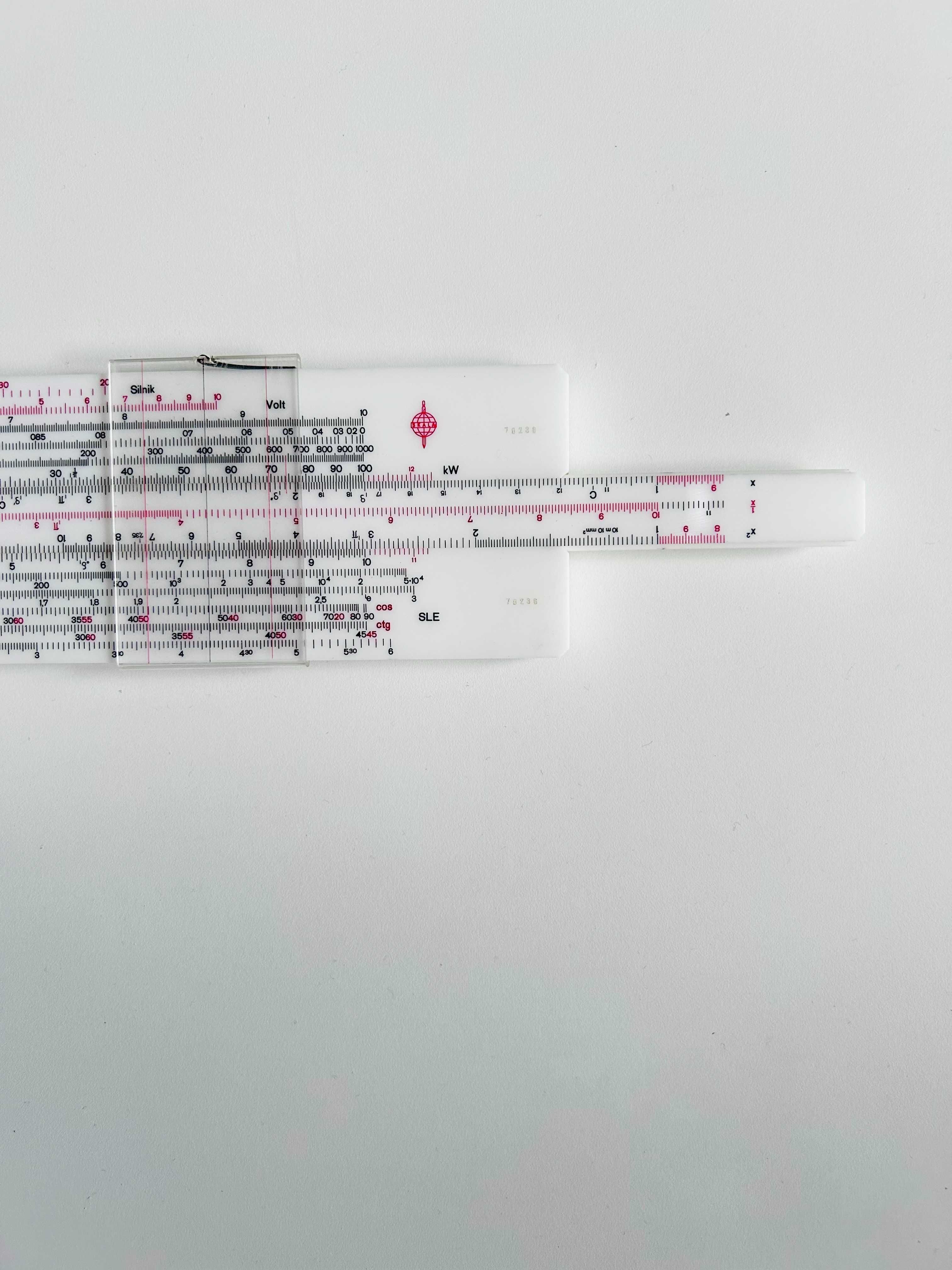 Suwak logarytmiczny firmy Skala model SLPP / Skalówka Vintage PRL