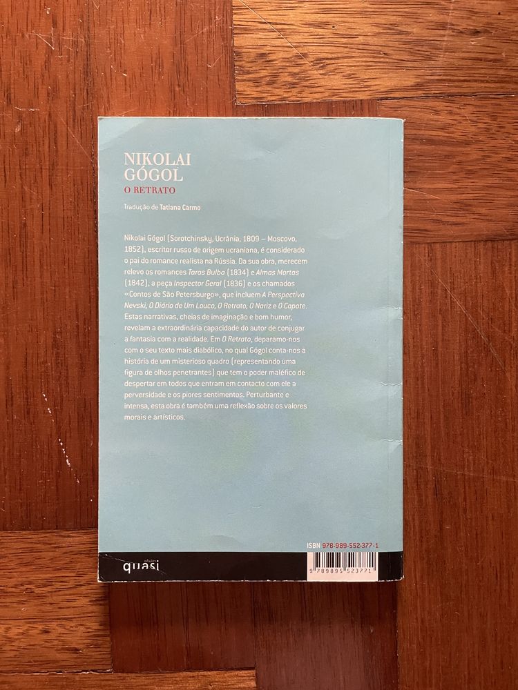 Livro: O Retrato de Nikolai Gógol