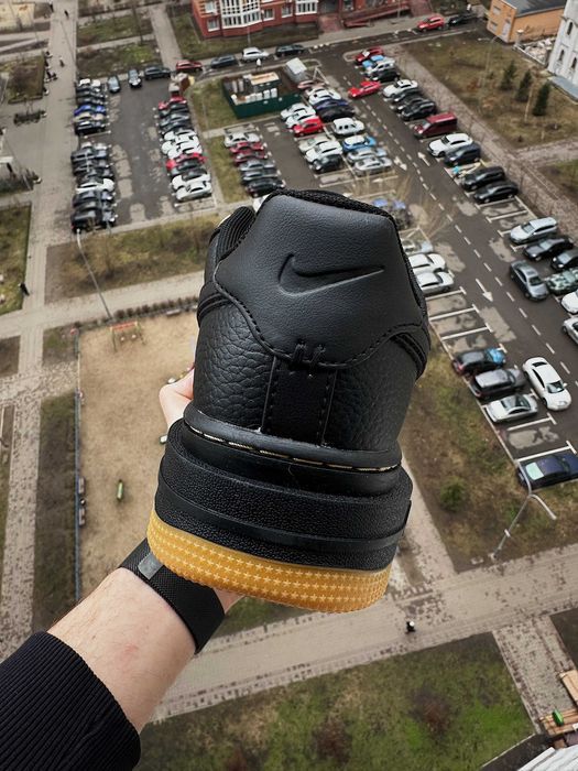 Мужские кроссовки Nike Air Force 1 Luxe "Black Gum" F1. 40-45