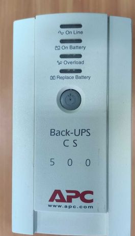 Бесперебойник APC Back-UPS 500

CS 500
