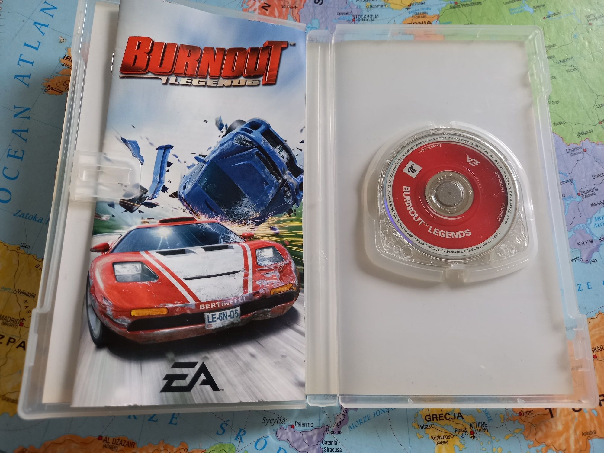 Gra Sony psp burnout legends