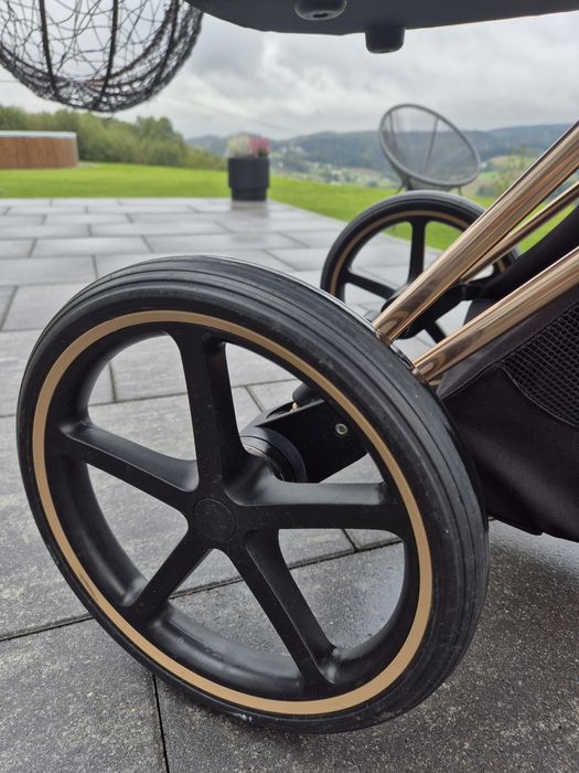 Cybex priam 3.0 Rose Gold używany czarny