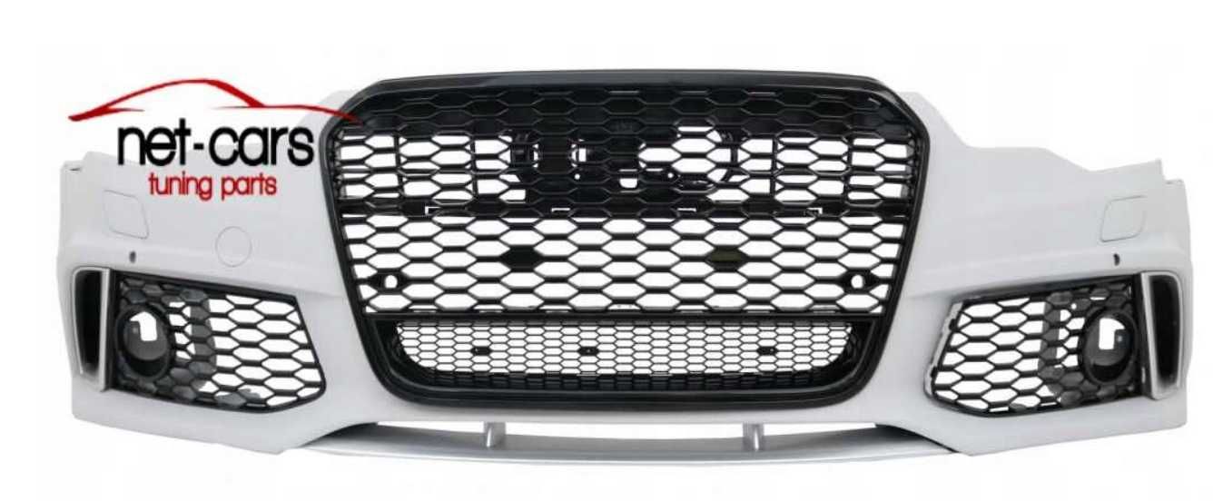 Zderzak przód + grill + dyfuzor AUDI A6 C7 4G 15-18 wzór  RS6 lift