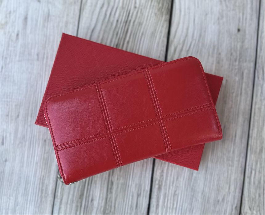 Женский кожаный кошелек,жіночий гаманець шкіряний,шаманець жіночий