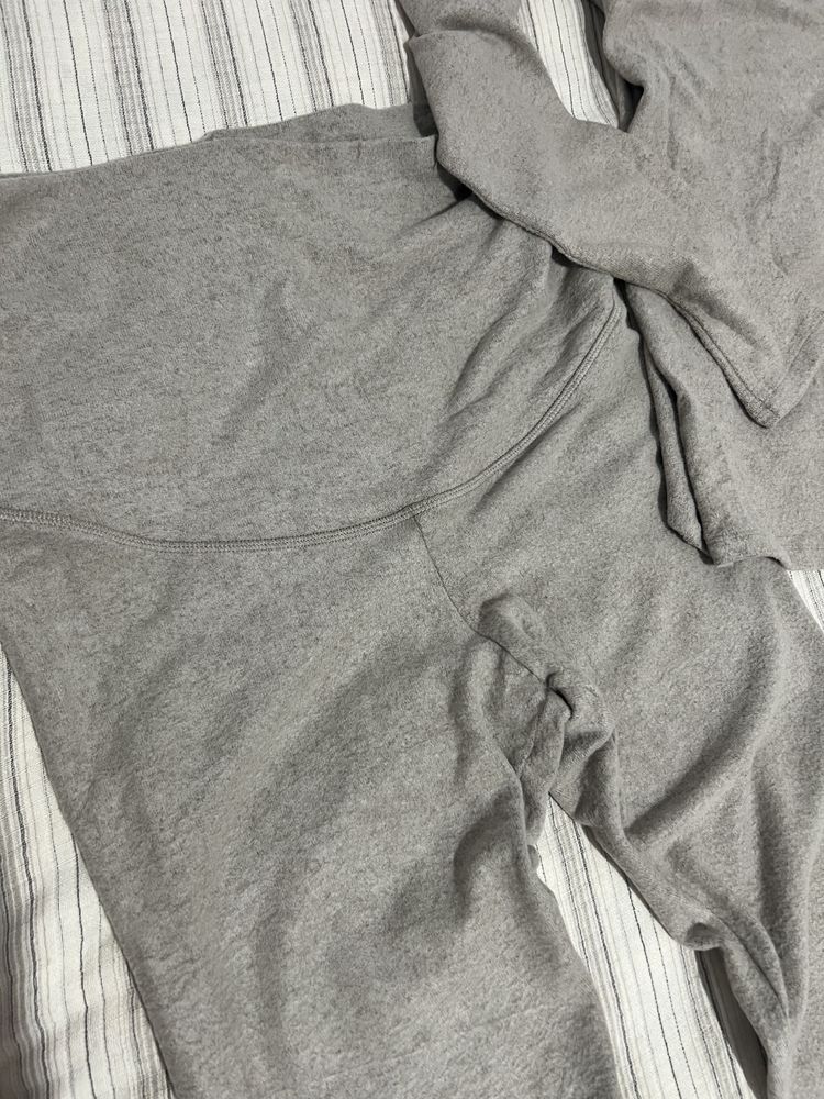 Komplet ciążowy legginsy bluzka H&M nowy | S / M