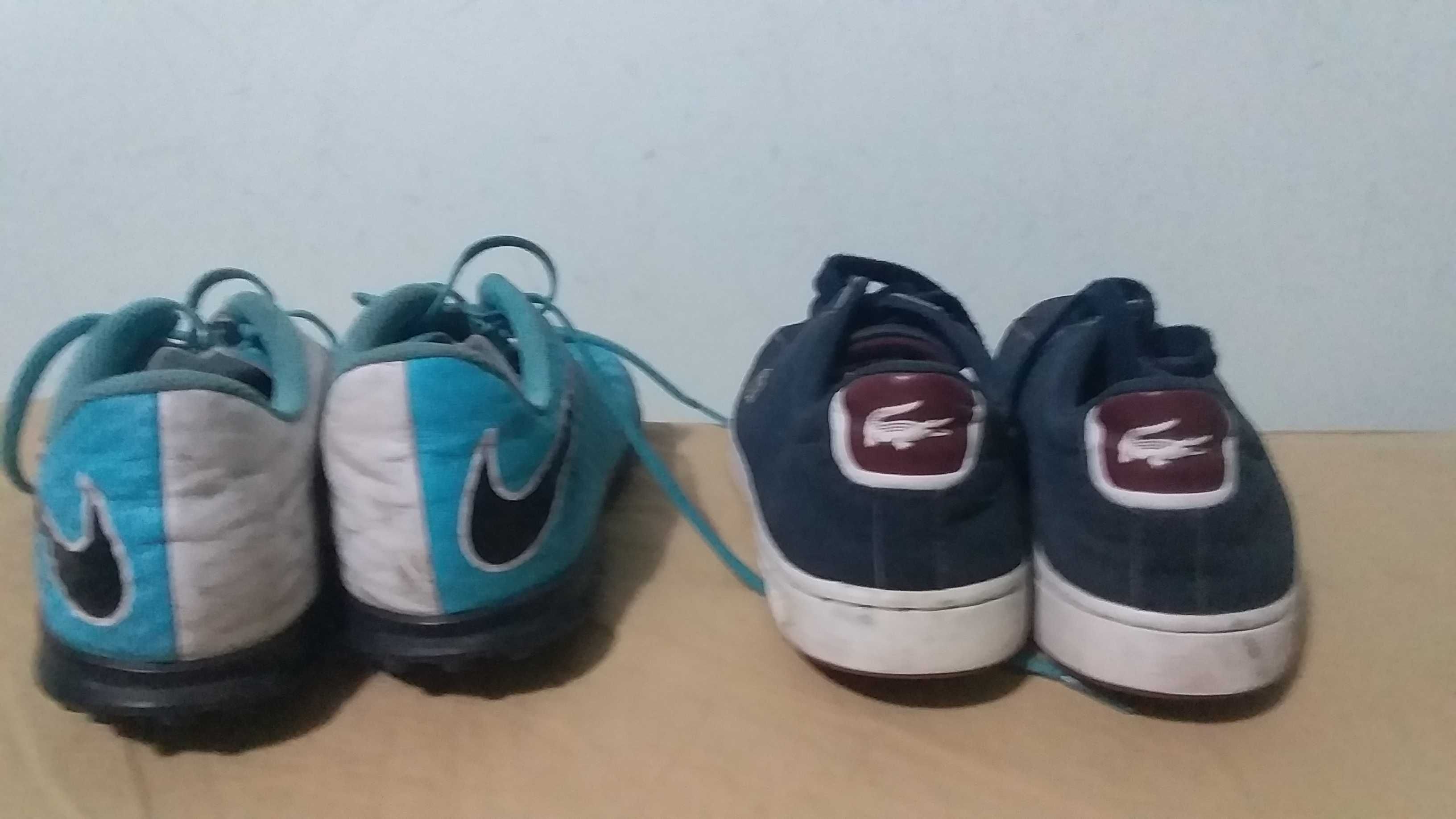 Футзалки,сороконіжки,кросівки підліткові-Nike-38/23.5;LACOSTE-37/23,5