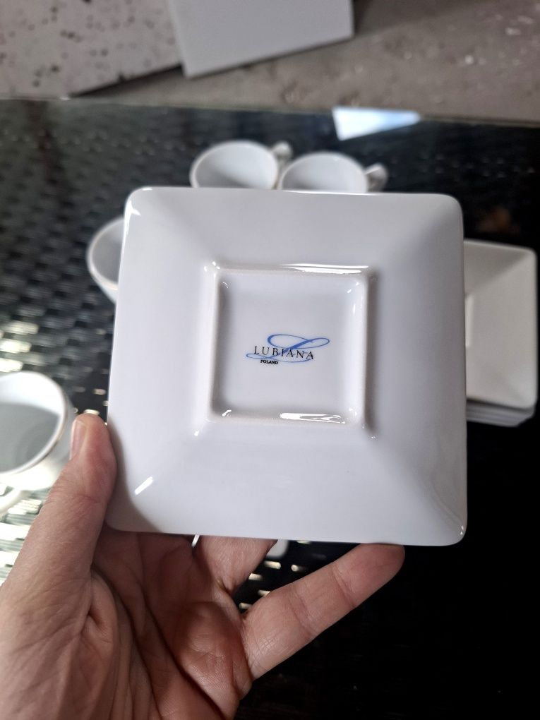 Zestaw do espresso Mk Cafe filiżanka podstawek 6sztuk