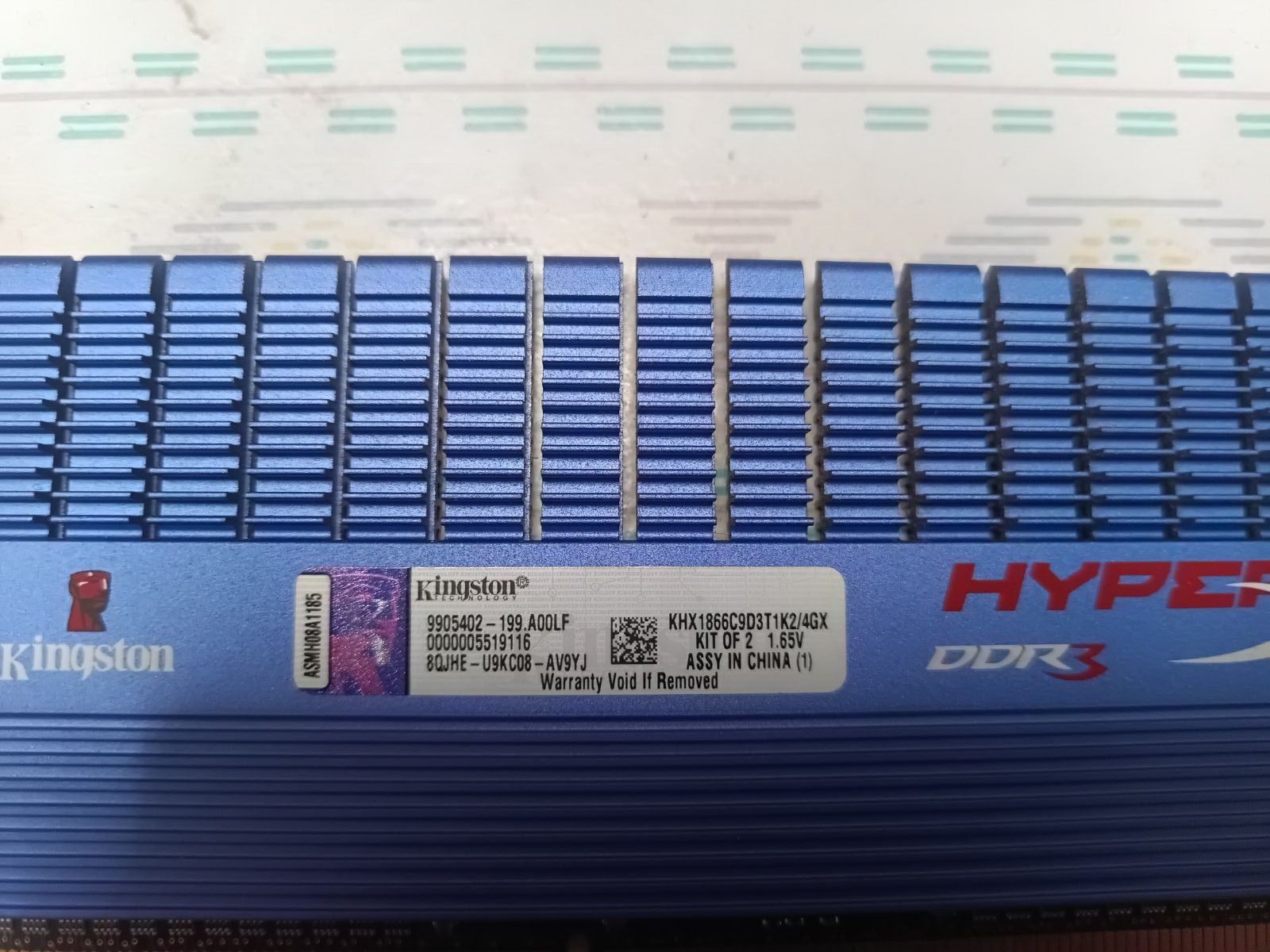 Kingston HyperX FURY blu DDR3-1333, 4×2GB