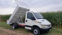 35c13 50c13 IVECO DAILY 130KM oryginalna wywrotka, hak, wolny most