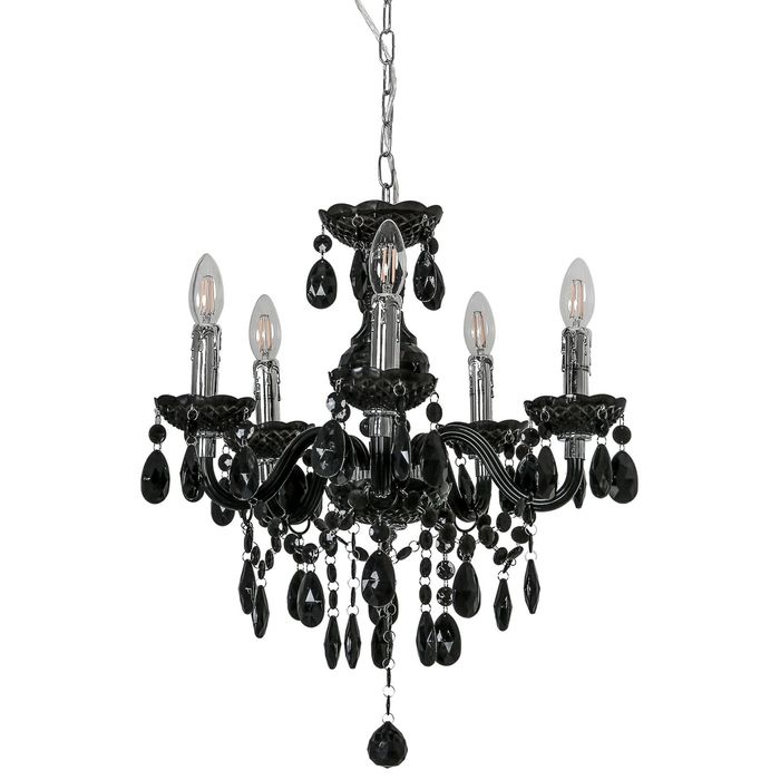 Nowa lampa wiszącą kryształowa na 5 żarówek