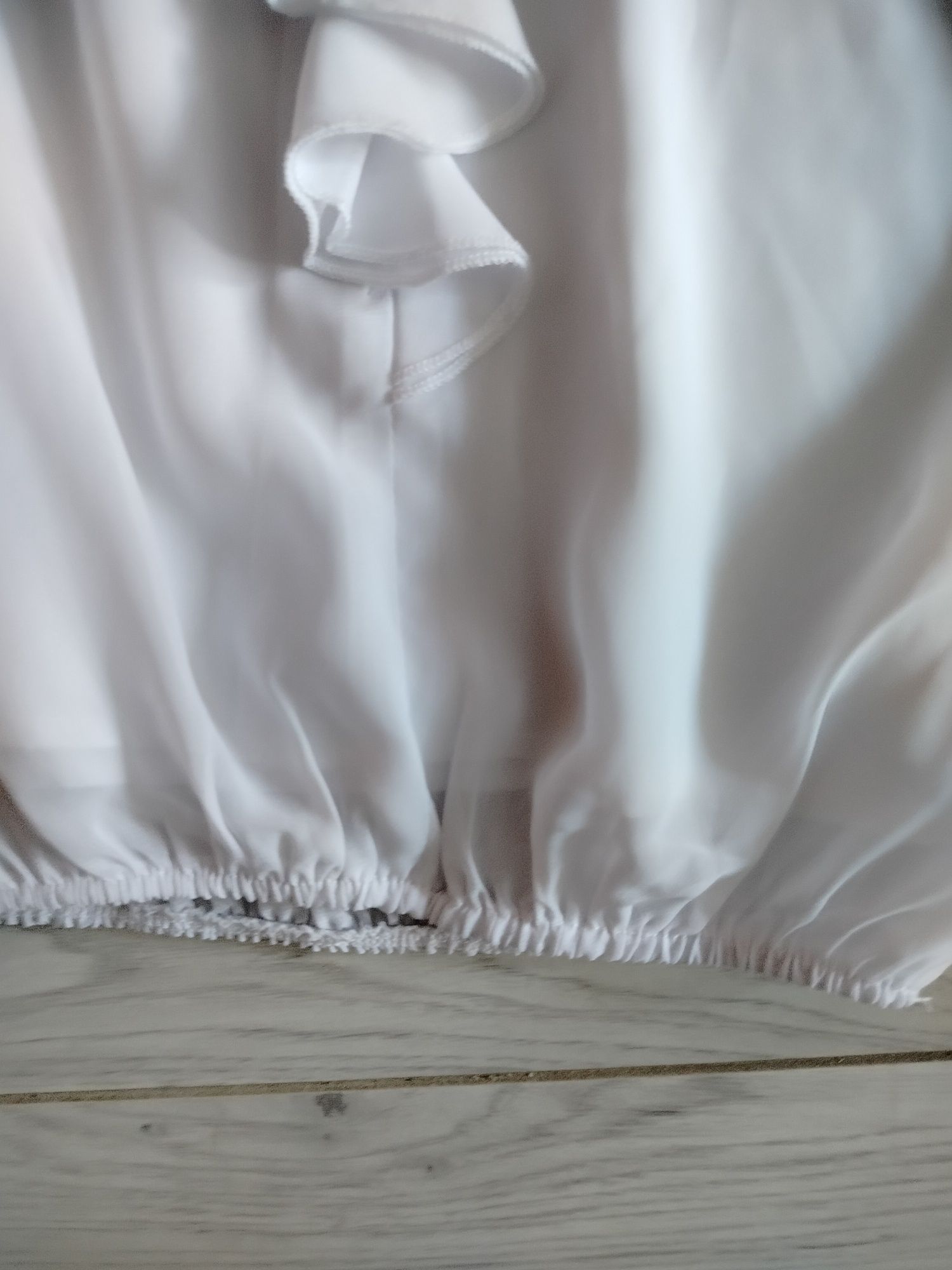 Biała koszula elegancka anbor 128cm zakończenie rozpoczęcie świąteczna