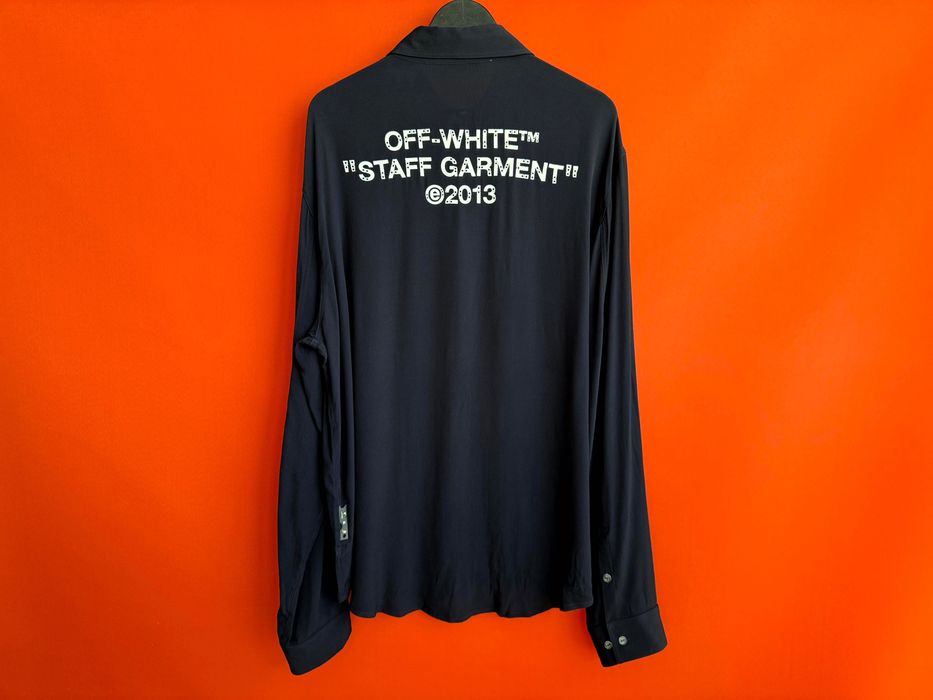 Off-White Virgil Abloh Оригінал чоловіча сорочка рубашка розмір XL