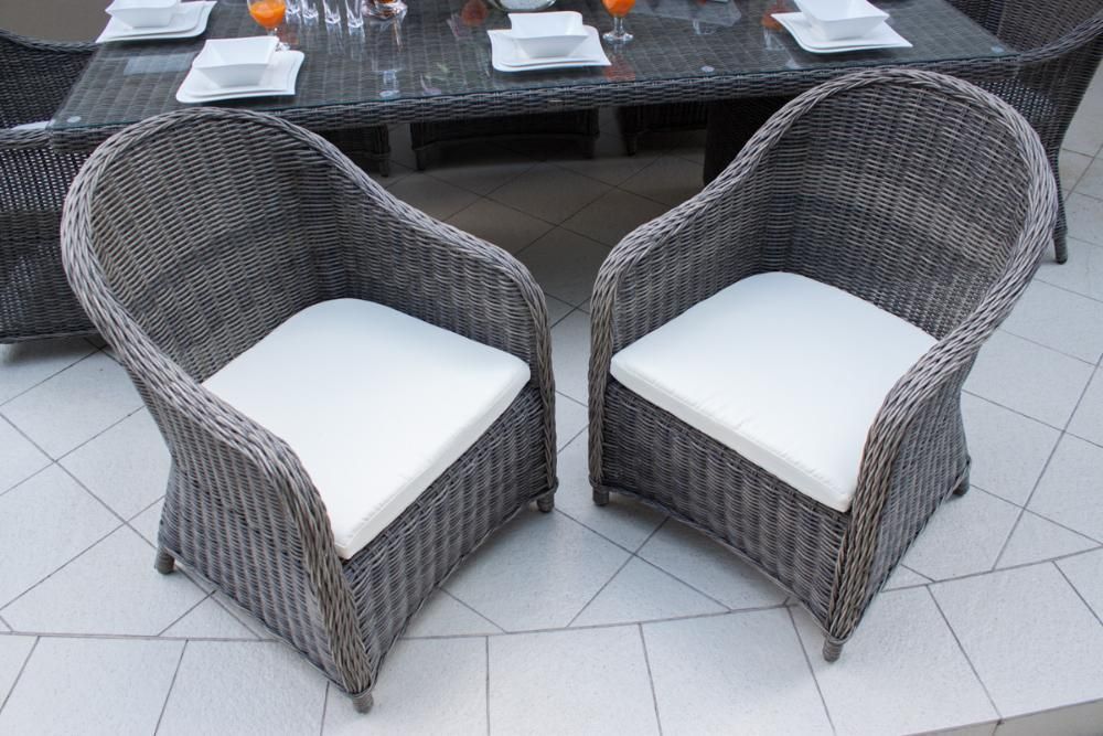 Zestaw meble ogrodowe obiadowe technorattan 8 osób,stół + 8 foteli