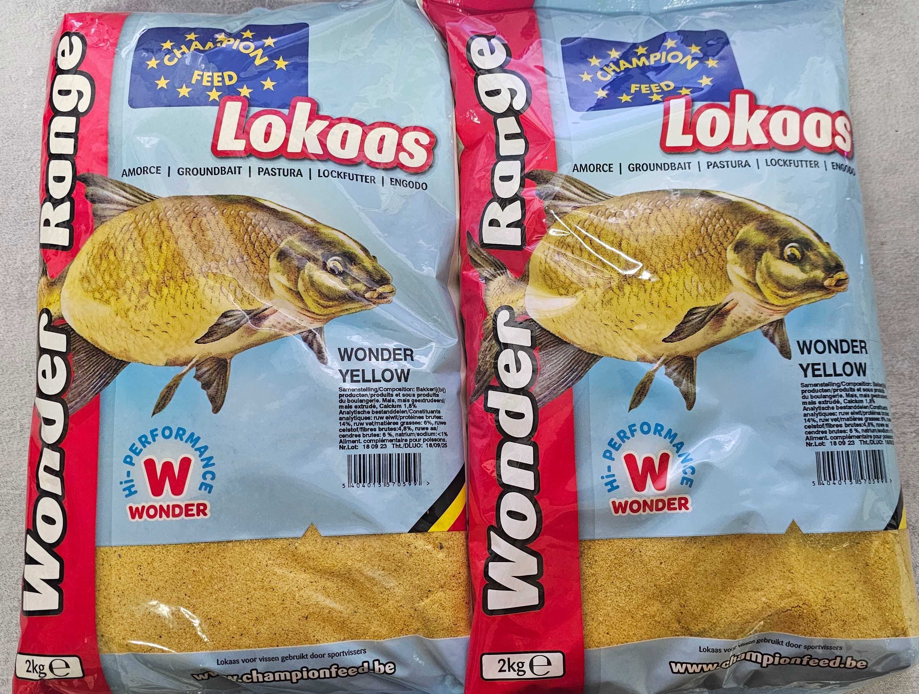 Zanęta Champion Feed WONDER Yellow 2kg - 2 paczki