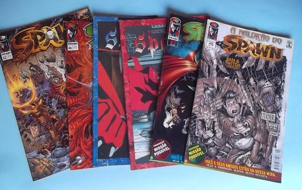 SPAWN - 6 revistas, em português e inglês