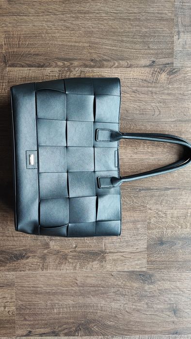 Torba czarna pleciona Morgan