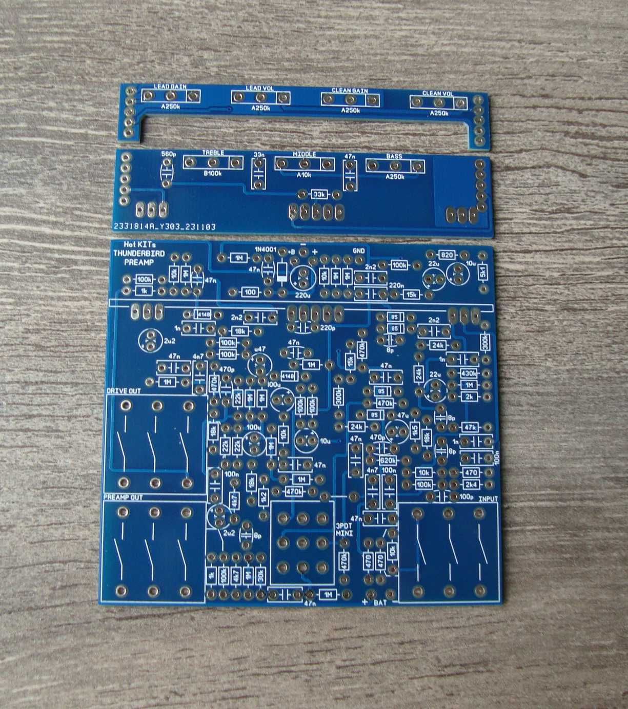 Płytka PCB DIY – preamp dwukanałowy do gitary elektrycznej