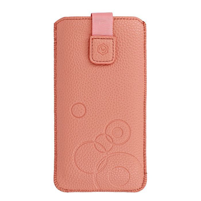 Kieszonka WONDER Deko L iPhone 13 Mini/SE 2020 brzoskwiniowa