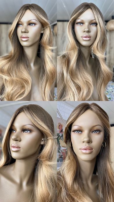 Mega premium manekin wystawowy bardzo realistyczny z peruką mat okazja