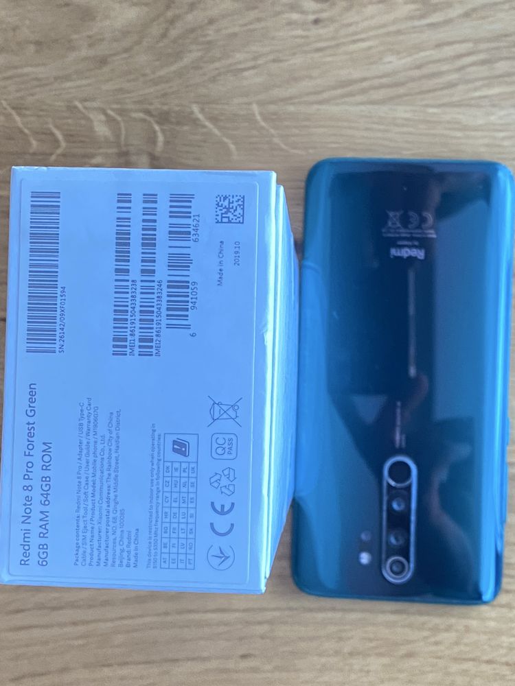 Xiaomi Redmi Note 8 Pro zielony, bardzo dobry