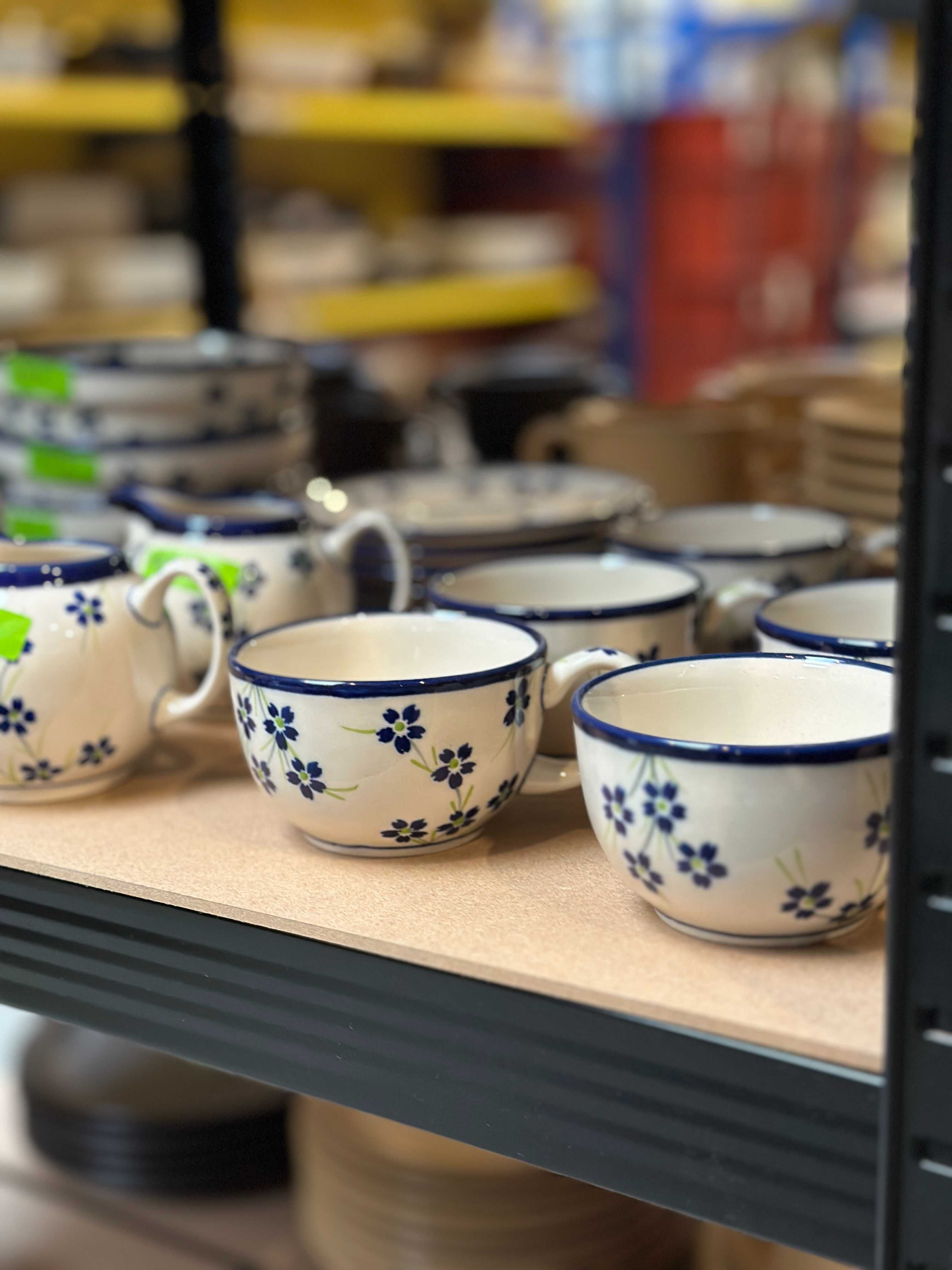 Ceramika Bolesławiec - kubki, talerze, dzbanki, filiżanki - OUTLET