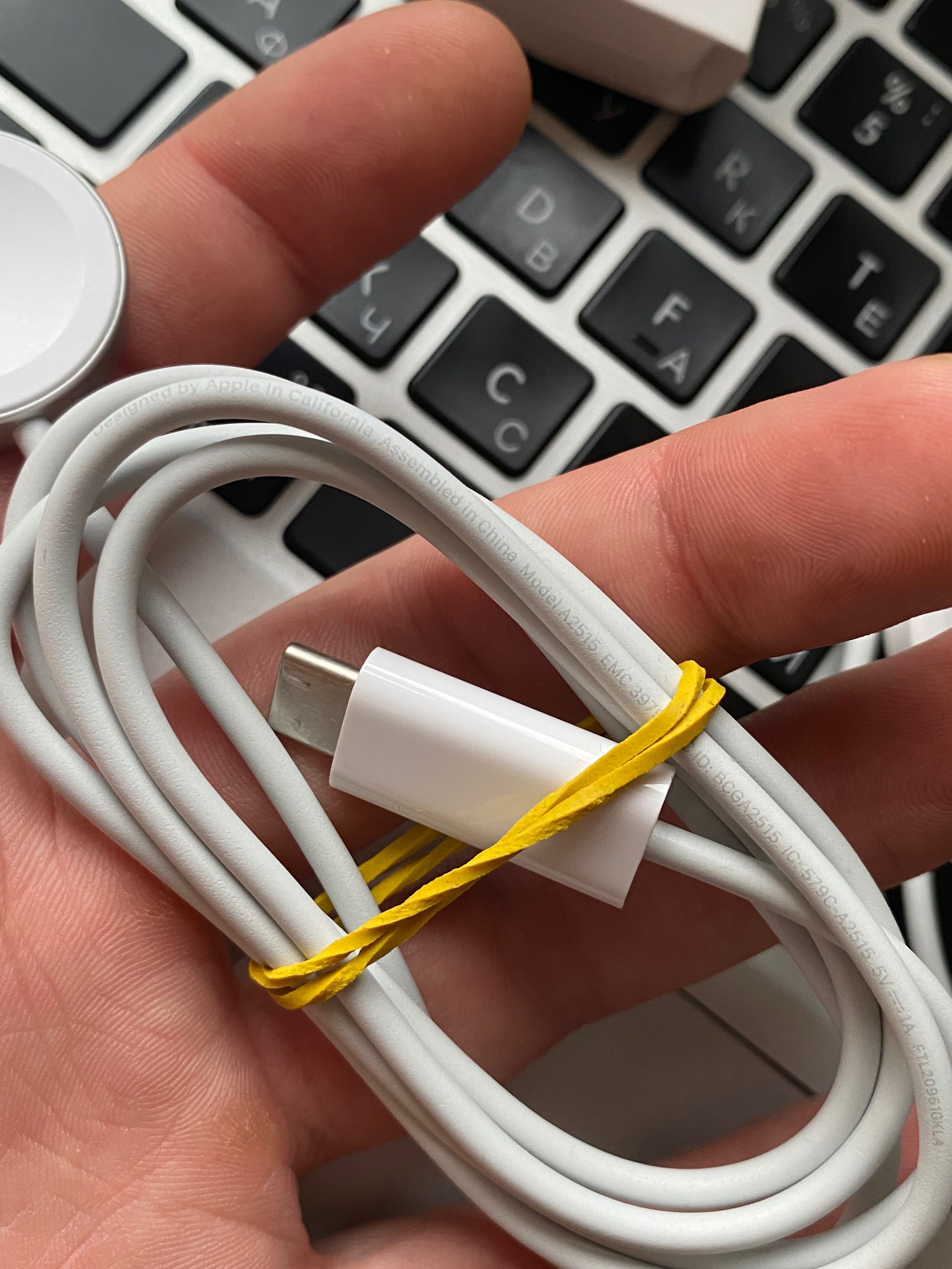 Оригінальні зарядні до годинника Apple Watch USB/USB-C