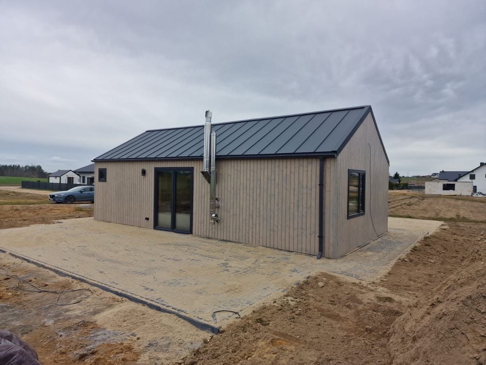 Domek w stanie deweloperskim
