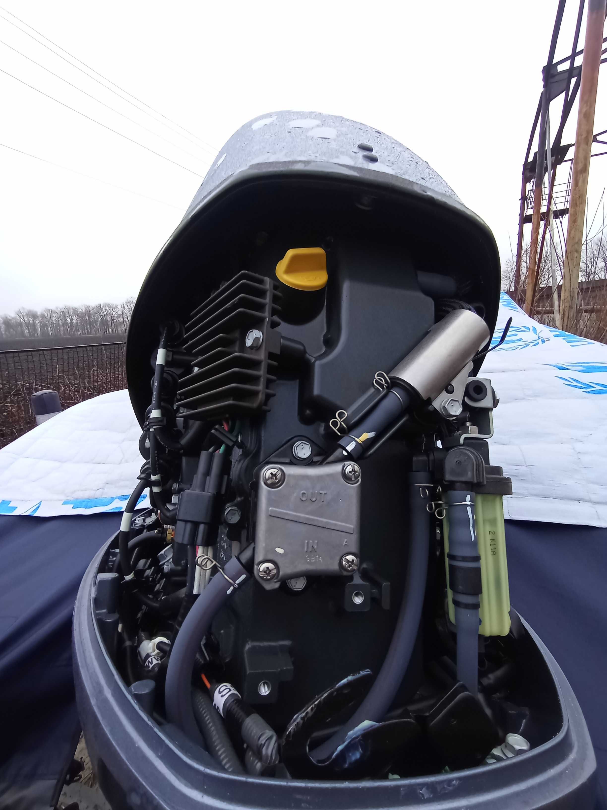 Двигун катера. YAMAHA four stroke
