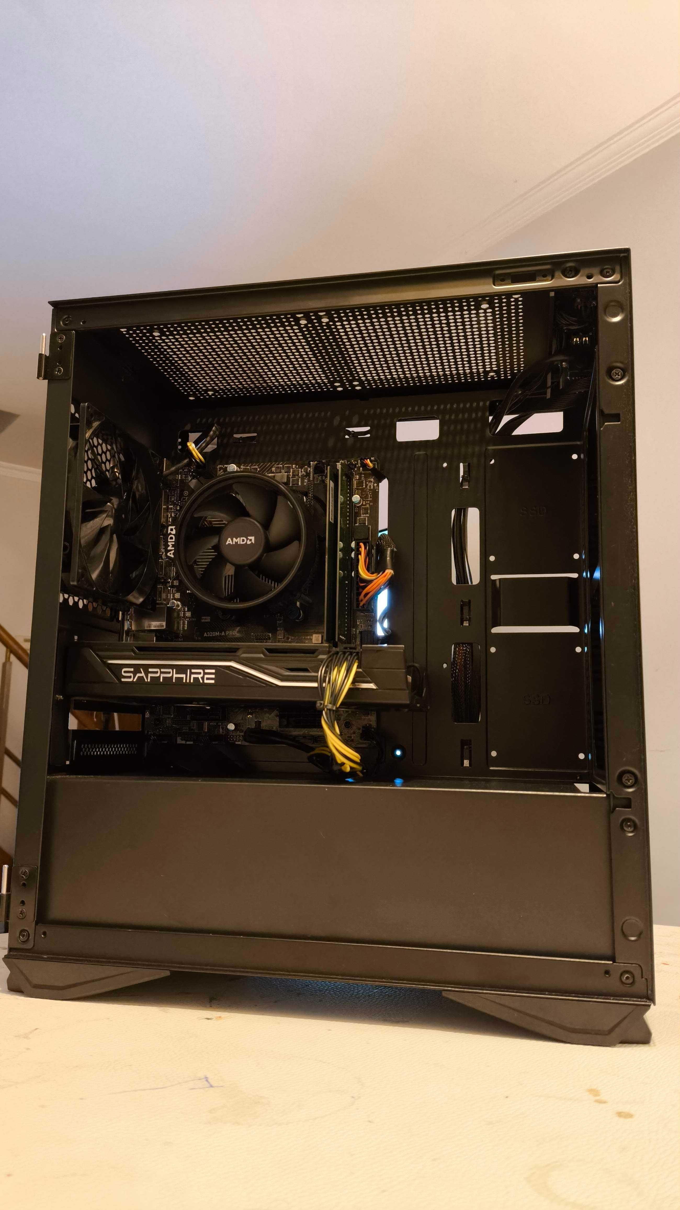 Computador Gaming Jogos Ryzen 5 RX 570 e 16GB RAM
