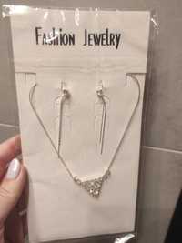 Apart Fashion Jewelry naszyjnik kolczyki srebrne srebro cyrkonie