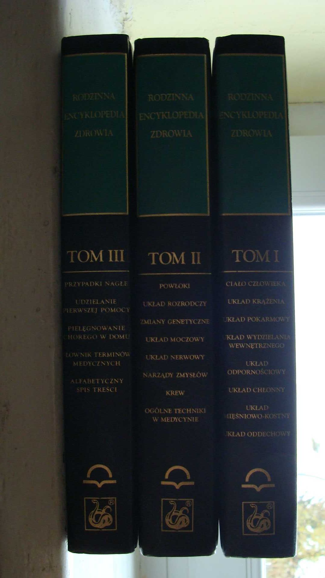Rodzinna encyklopedia zdrowia, Tom I-III