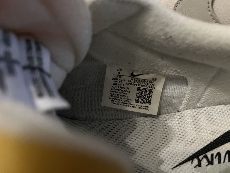 Кросівки чоловічі Nike Blazer Low 77 MenS Shoes White