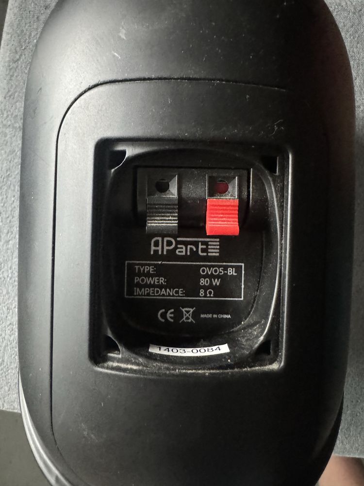 4 Głośniki Apart OV05-BL