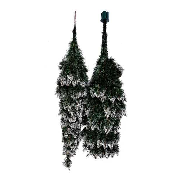 Штучна ялинка лита новорічна із засніженими кінчиками 1,8 м