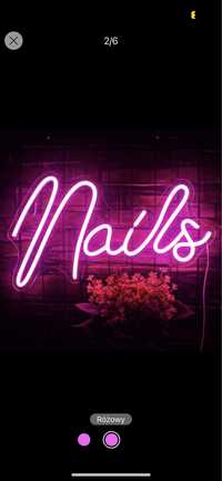 Neon LED NAILS salon paznokcie