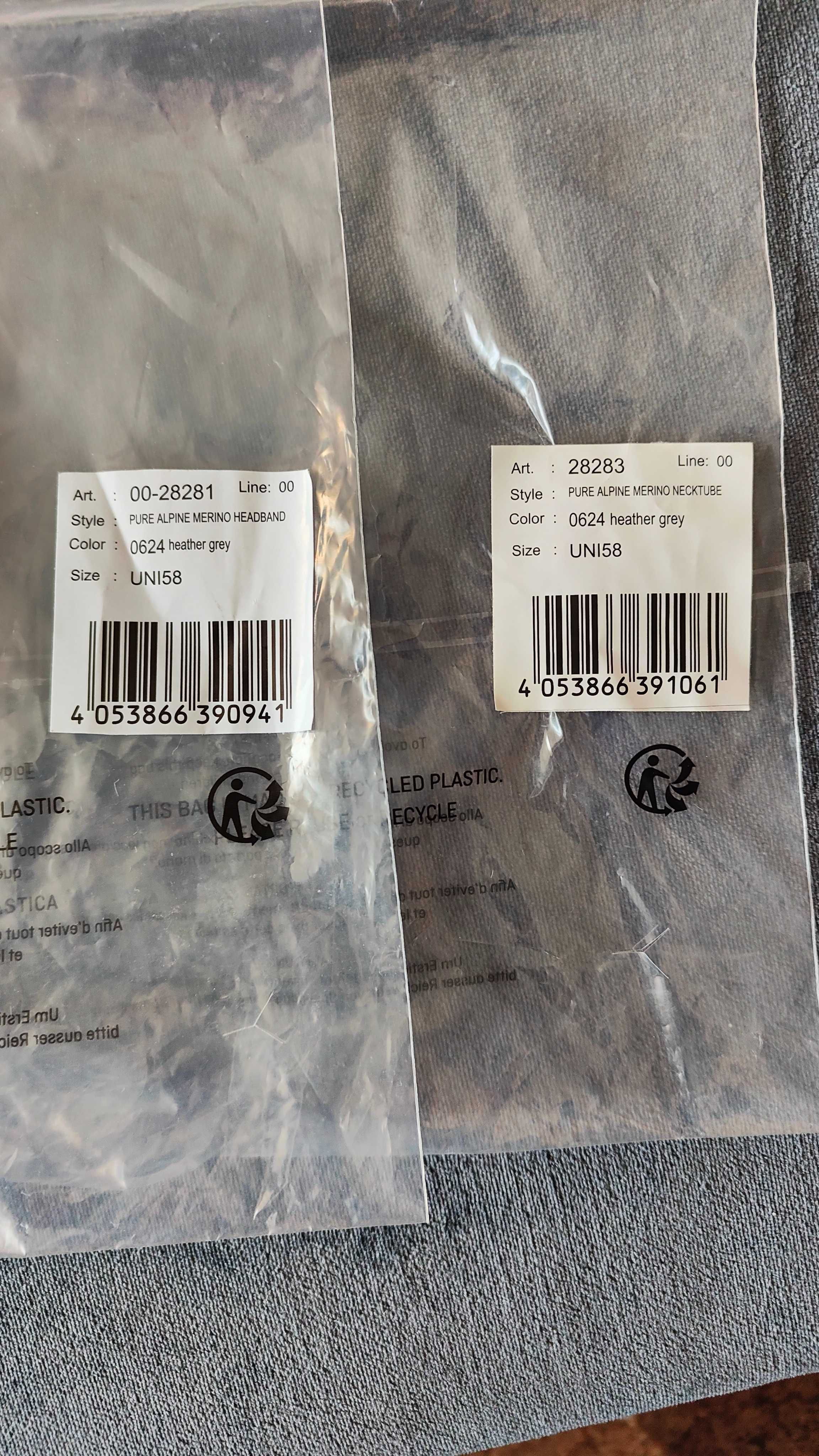 Salewa Merino Pure Alpine komplet opaska i komin wełna merynosowa