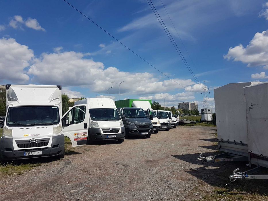 Wypożyczalnia Wynajem Auto Laweta  Przyczepa Dłużyca Bus koparka WINDA