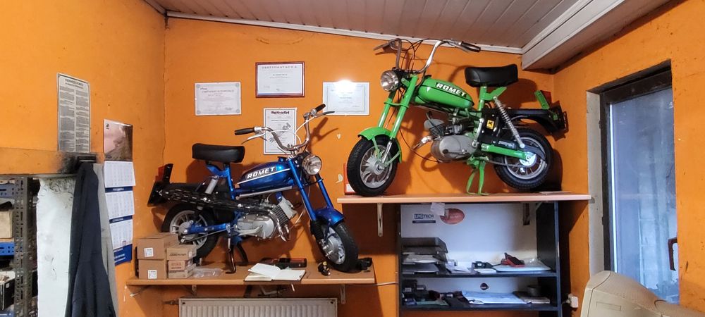 Motorynka m2 przejściówka odbudowana zarejestrowana