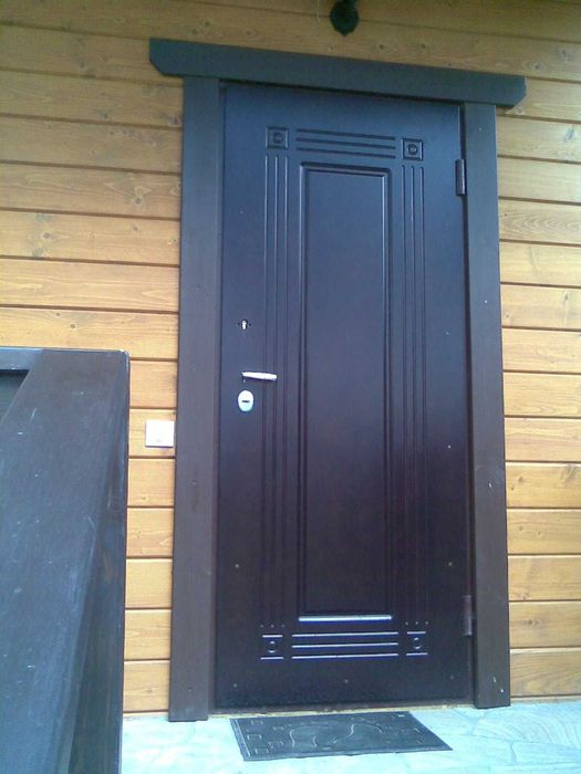 МДФ накладки на вхідні металеві двері ремонт замкiв