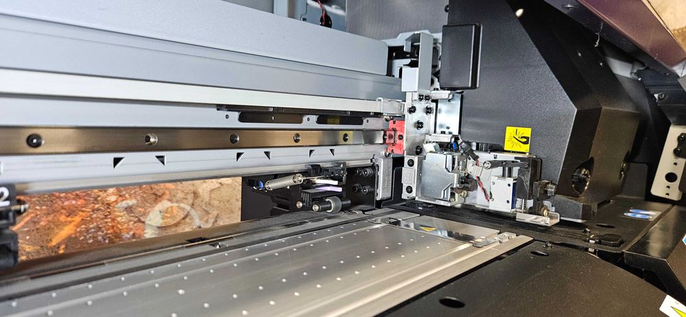 Ploter Mimaki CJV 300-160 druk/cięcie komplet nowych głowic gwar. 12 m