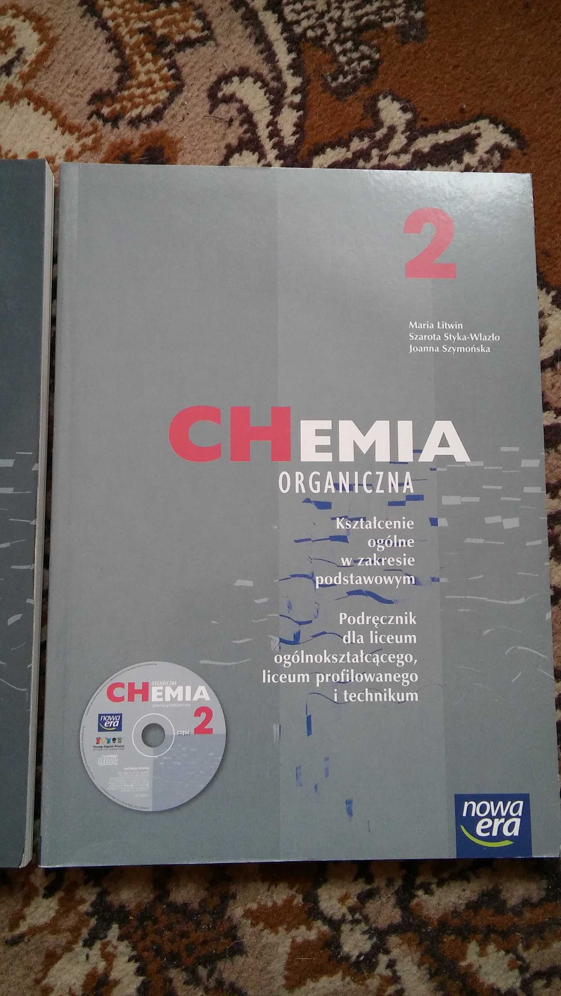Chemia 1 Ogólna i nieorganiczna, 2 Organiczna. Podstawa. Litwin,  CD