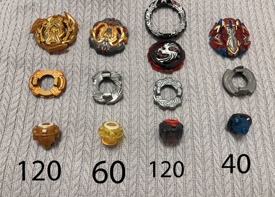 Бейблейди беі наконечники верхушки желізки