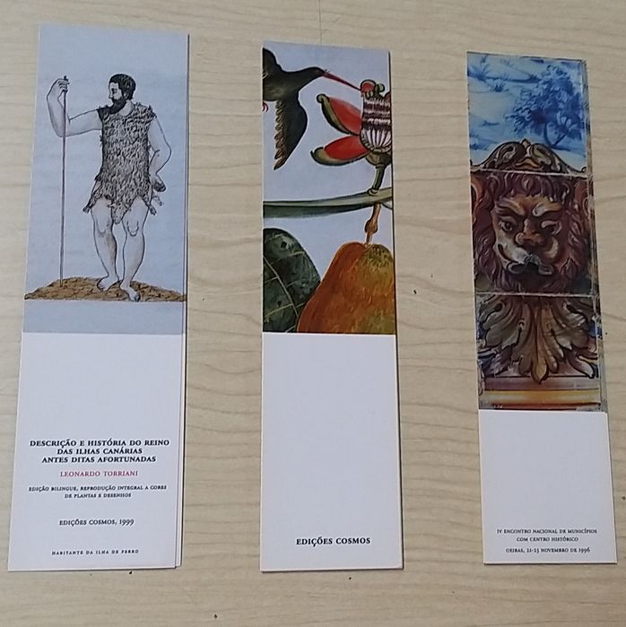 15 marcadores de livros.