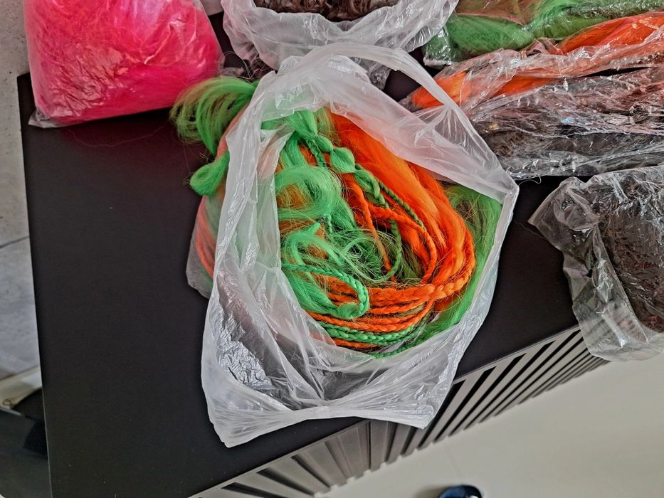 włosy sztuczne do  Warkoczyków